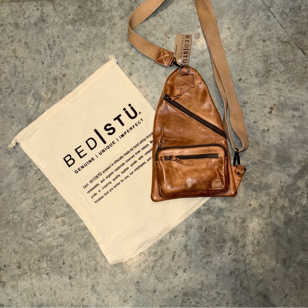 BED|STU Tan Leather Andie Sling Bag